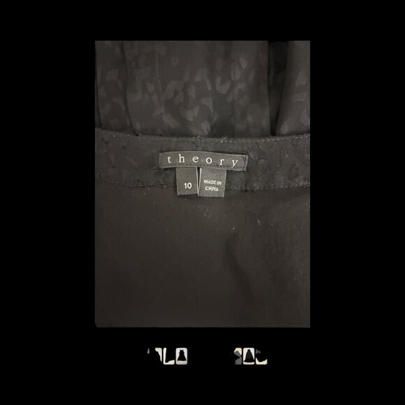 Theory Silk Pleated Halter Dress - Picture 4 of 4